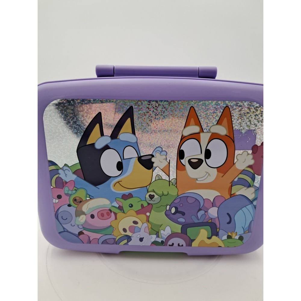 Bluey Bento Lunch Box Purple Leak Proof BPA Free Kids School Food Container NEW - Picture 3 of 8